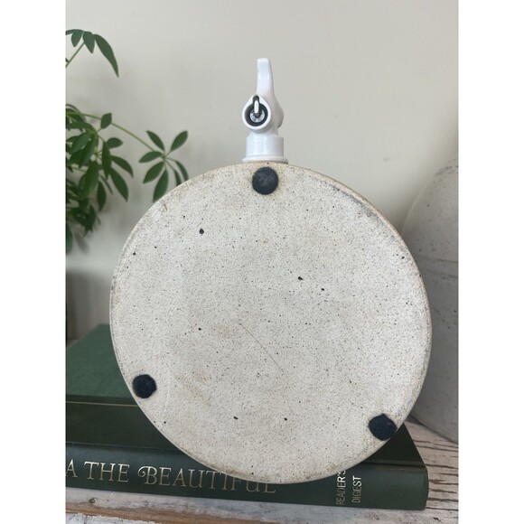 Rare Vintage 1960s MCM Farmhouse Stoneware Dispenser For Water Tea or Lemonade - Picture 8 of 10